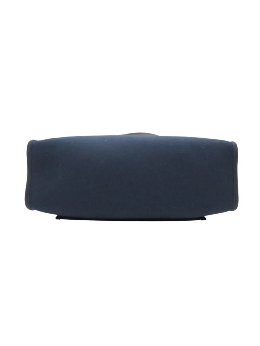 Hermes Handbag Herbag Zip PM Pouch Toile Military Leather Navy